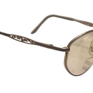 Marchon Tres Jolie 109 Champaign Gold Full Rim Eyeglasses Frame 53-17-130